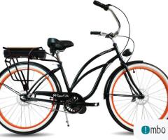 Rower damski ELEKTRYCZNY ebike miejski 26" 28" Cruiser